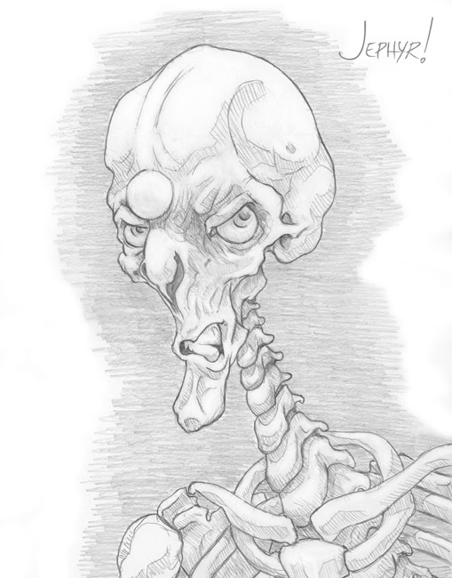 "Do You Feel Lucky; - Pencil Drawing - Copyright 2019, Jephyr (Jeff Curtis), All Rights Reserved